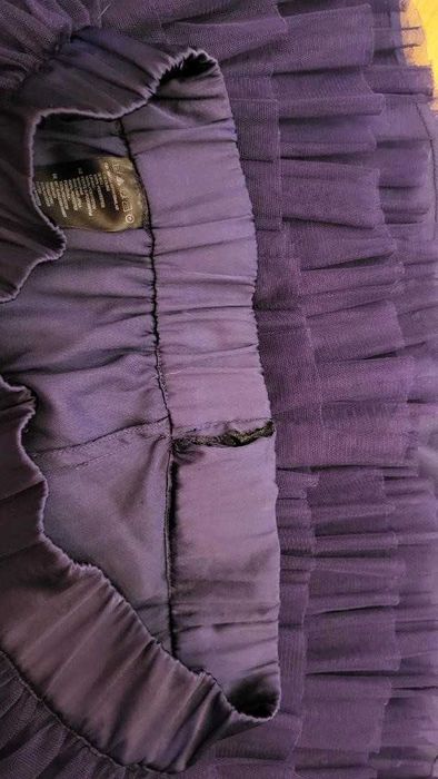 Fusta ocazie culoare mov-albastru, mar M