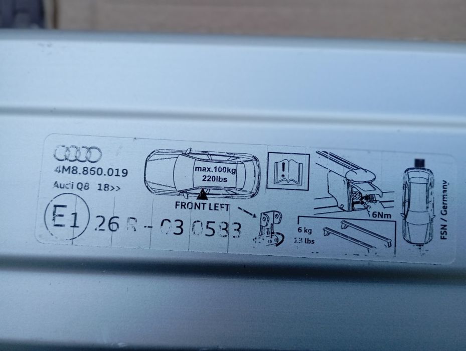 Чисто нови греди за Ауди Q8