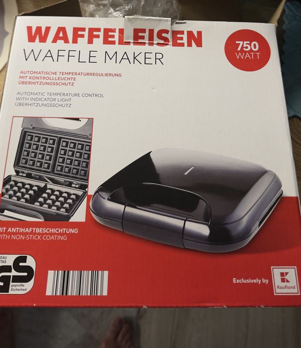 Чисто нов гофретник закупен Kaufland 750 W