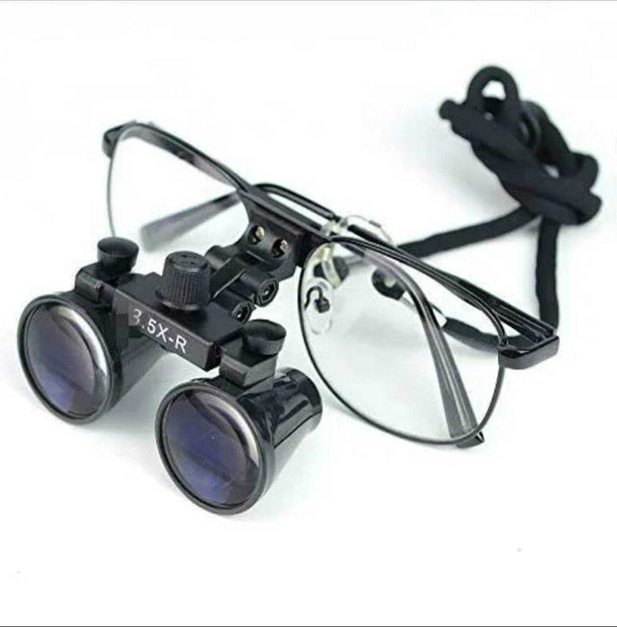 Бинокулярные стоматологические лупы (бинокуляр) 2.5× и 3.5×