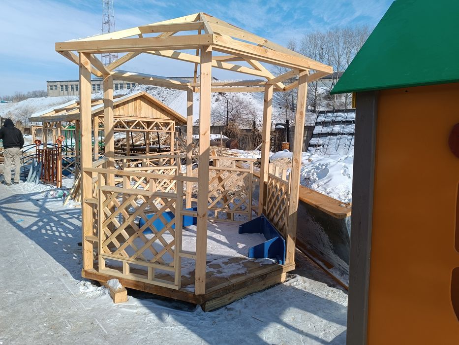 беседки из дерева