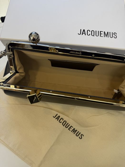 Нова чанта клъч естествена кожа Jacquemus