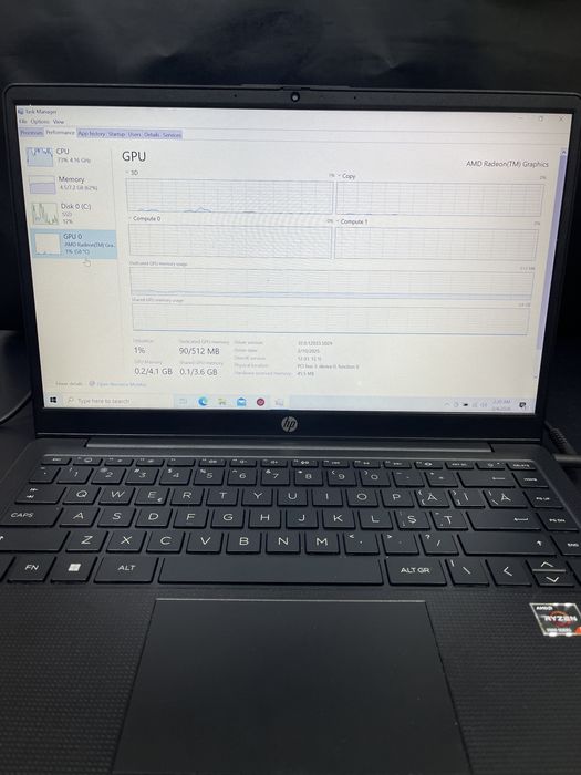 Laptop HP TPN-1141 / Ryzen 5 5720u / 256Gb ssd / 8GB RAM #40590