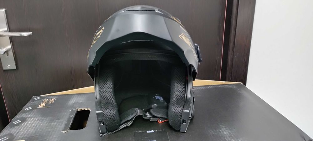 Casca modulara flip-up moto trotineta bicicletaa