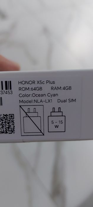 Смарт телефон Honor X5c Plus чисто нов с гаранция
Брой SIM карти	Nano-