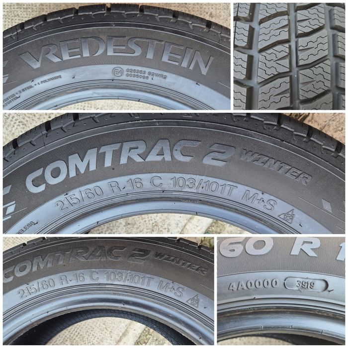 O bucată 215/60 R16C M+S iarnă - una Vredestein