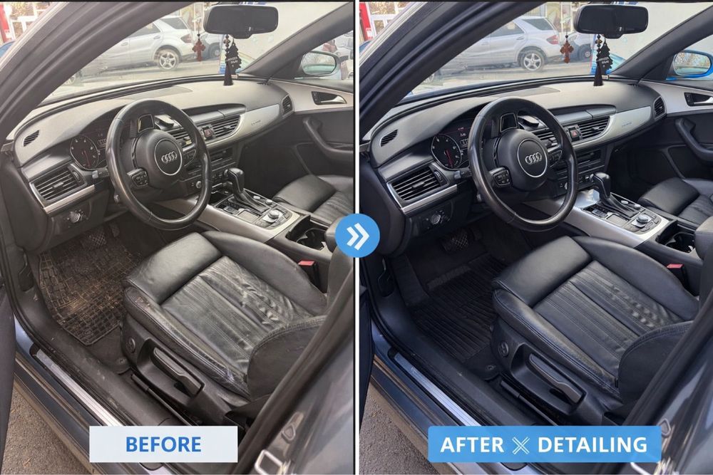 Detaling auto la domiciliu | curatare tapiterie, piele | cosmetica auto