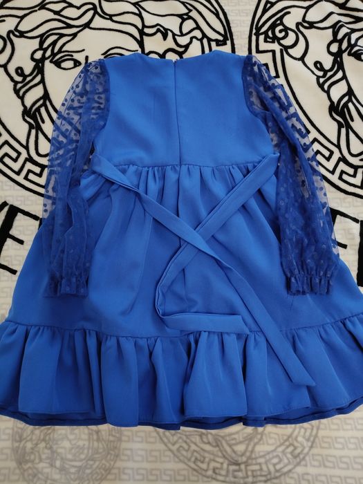 Продам синее праздничное платье.