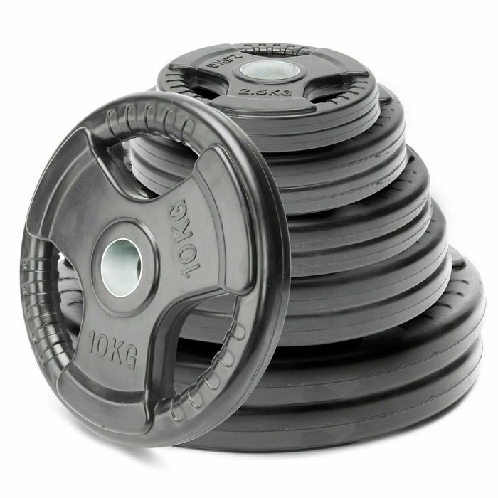 Сет Крив Лост, Прав Лост + 100 кг Дискове, Фитнес Комплект, Щанга