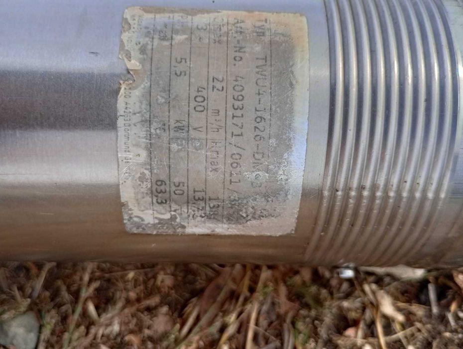 Pompa submersibila trifazata