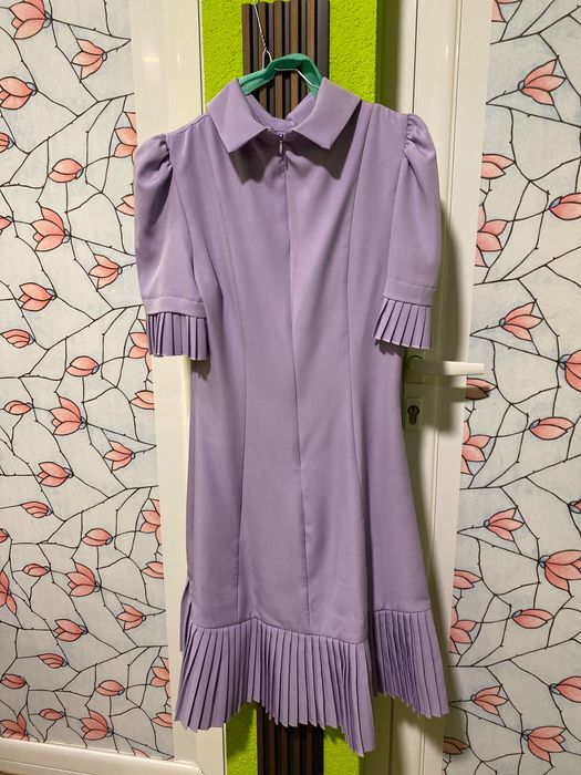 Женска лилава рокля