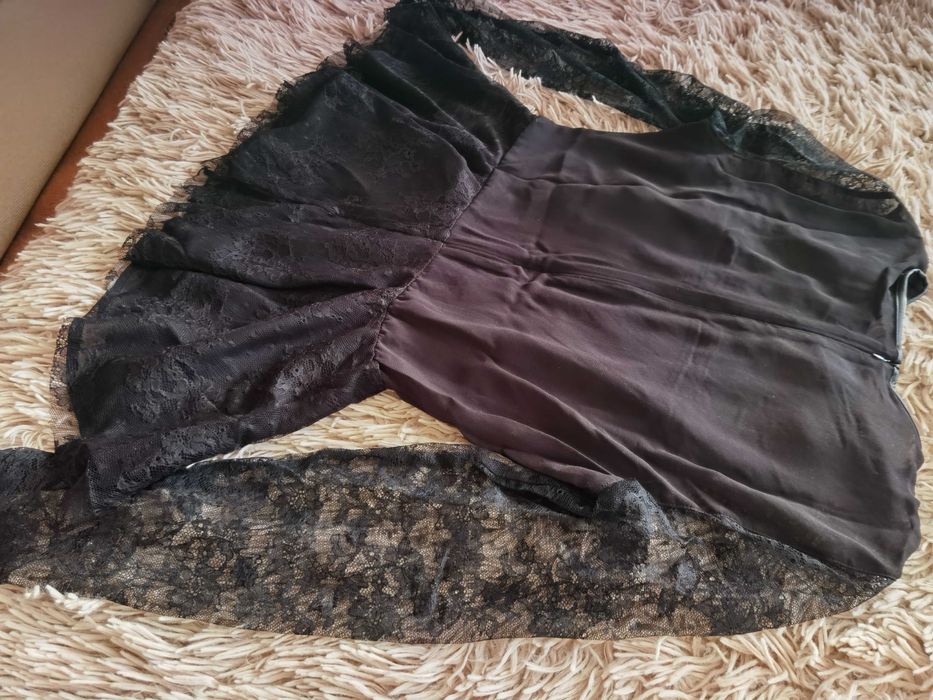 Скъсен топ Зара от пайети