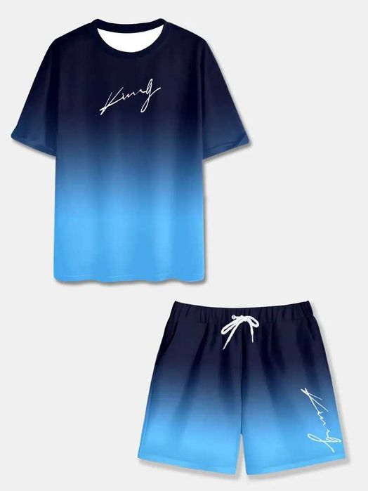 Мъжки  комплект -тениска и къси панталони