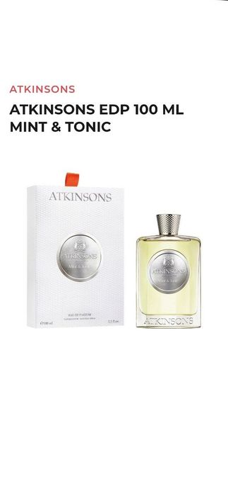 Atkinsons Mint & Tonic Parfum 100 мл — оригинал