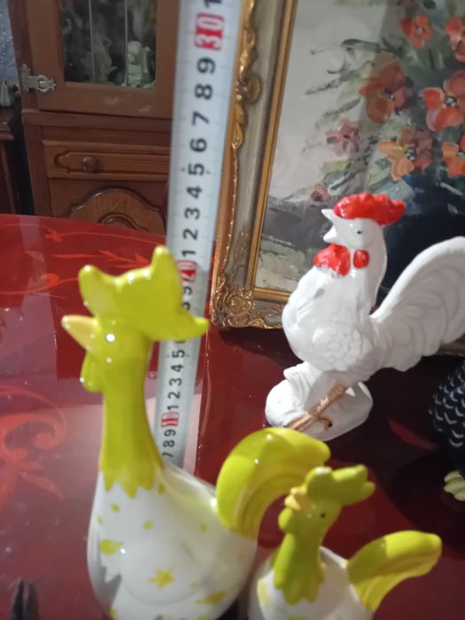 Фигури кокошки и петлета.Размерите са на снимките.