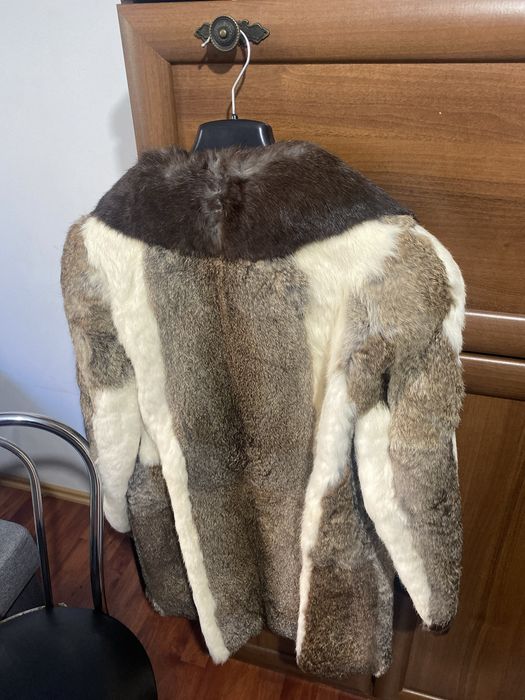 Haina din blana de iepure pt doamnă elegantă