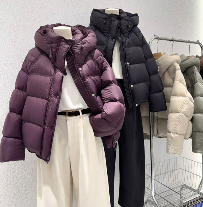 Супермягкая пуховая куртка-для женщин, короткая, в корейском стиле,