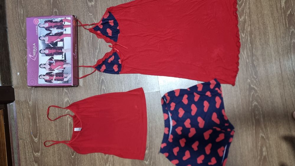 Турецкий NEBULA Тройка пижама Mayka+ shortik+sho'rocha Отличном состоя