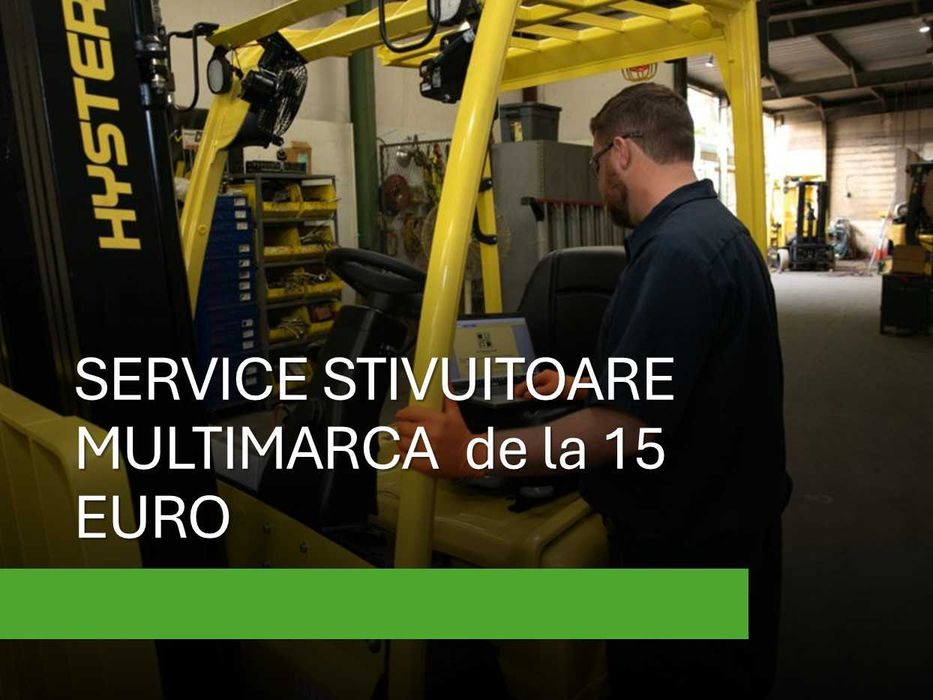 Service stivuitoare în Ploiești – Reparații, piese, anvelope, baterii