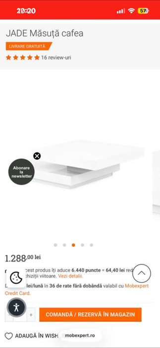 Măsuță de cafea Jade - Mobexpert