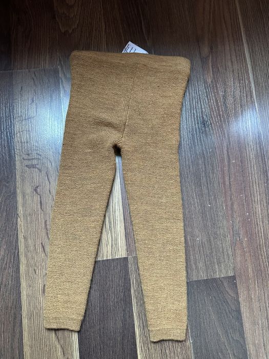 Set lana fina baby alpaca Wool It Pulover si Pantaloni 1-3 ani mustar