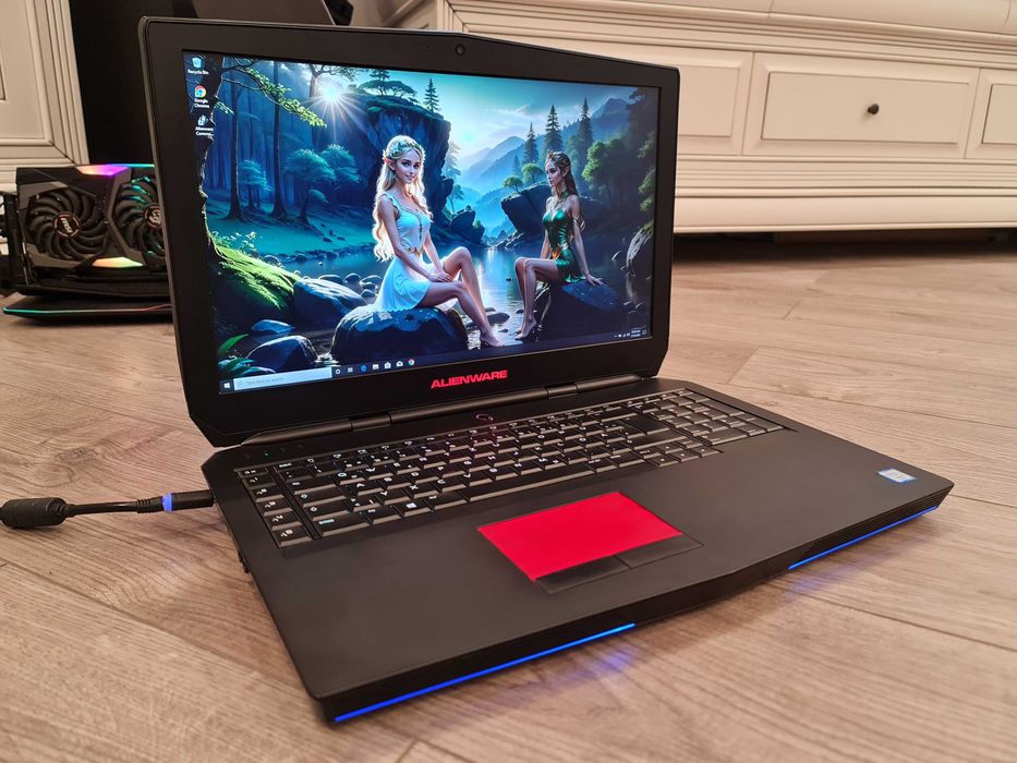 Laptop gaming alienware 17" ,intel core i7-6820hk ,video 8 gb, defect