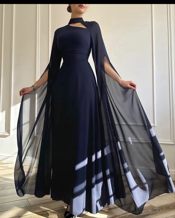 Жаңа көйлек в чёрном цвете