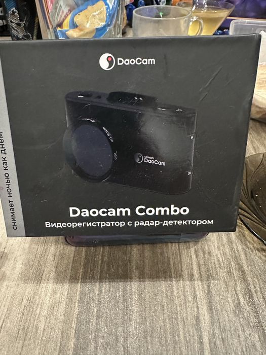 Видеорегистратор с антирадаром и камерой заднего вида Daocam combo