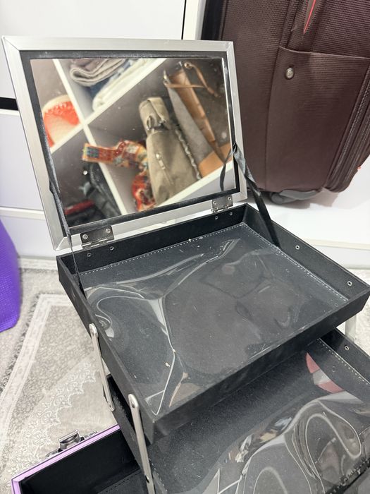 Чемодан для косметики бьюти кейс