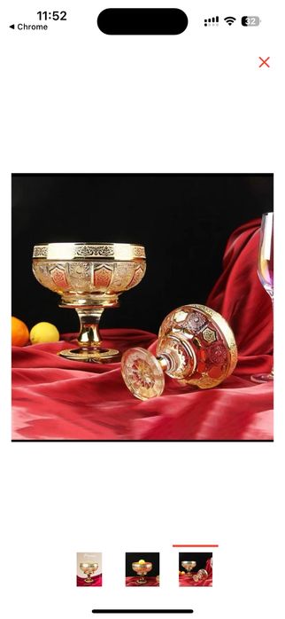 Конфетница богемная Bohemia