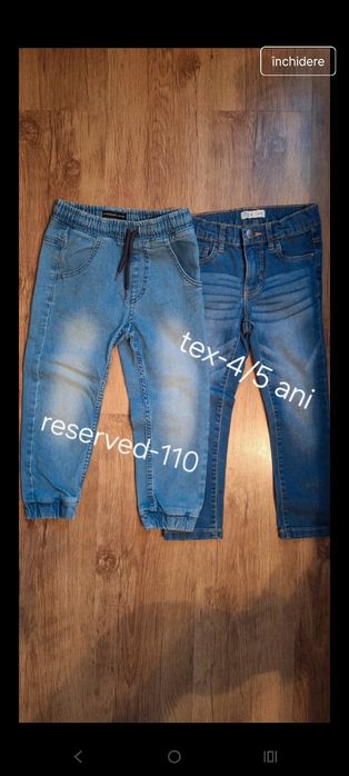 Blugi băiat noi sau impecabili