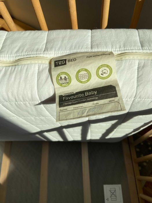 Бебешка кошара SNIGLAR с матрак ТЕД