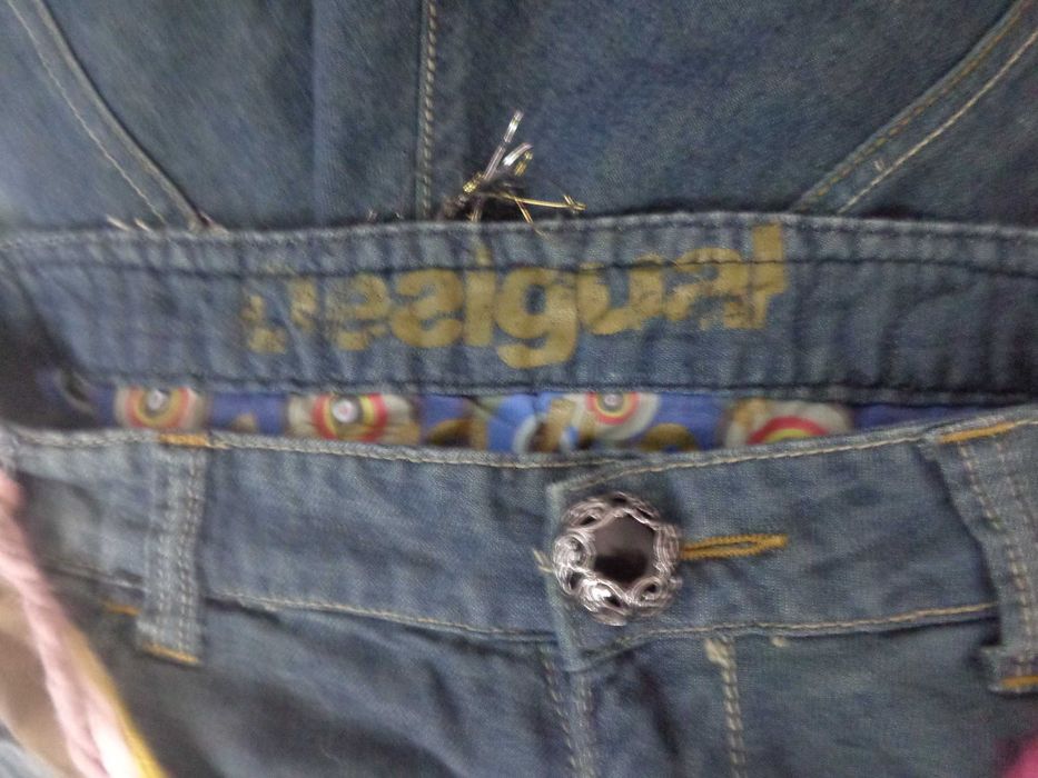 Pantaloni denim Desigual Harem marimea 40