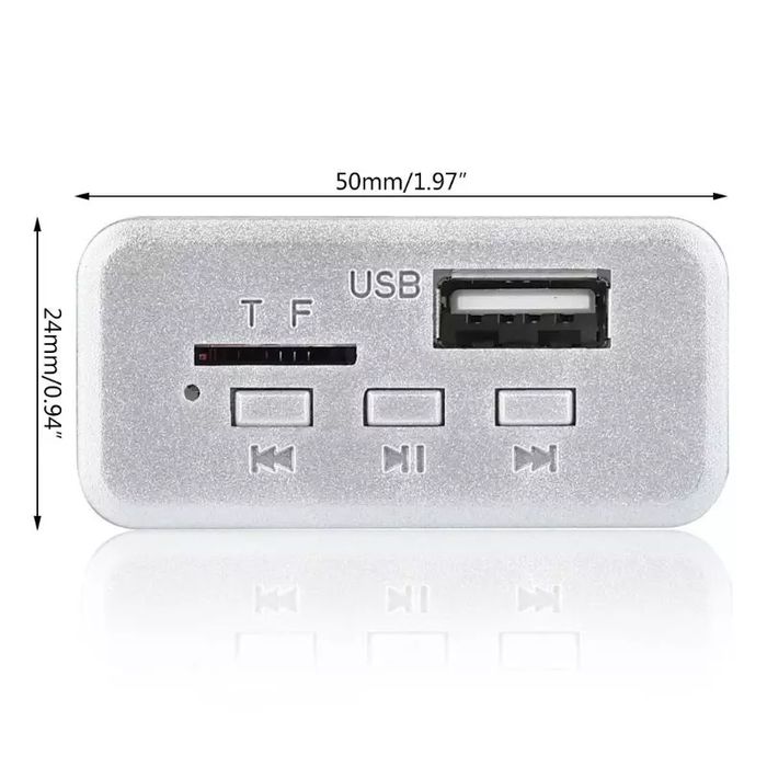 Мp3 плеър Kebidu 5V-12Vмодул за вграждане с Fm, TF card, USB