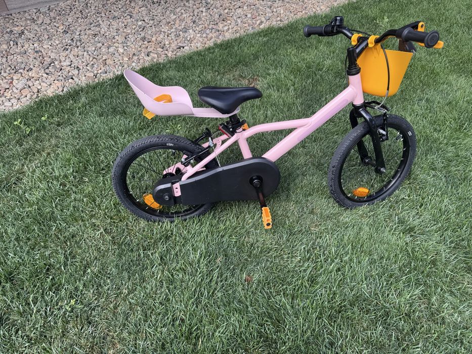 Bicicletă copii BTWIN Discover 500, 16”, roz