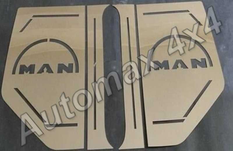 Bullbar proiectoare, bara "H" inox plafon MAN TGX 2021+