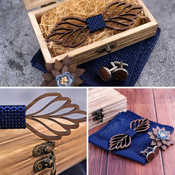 Дървена папионка / Мъжки и детски папионки от дърво