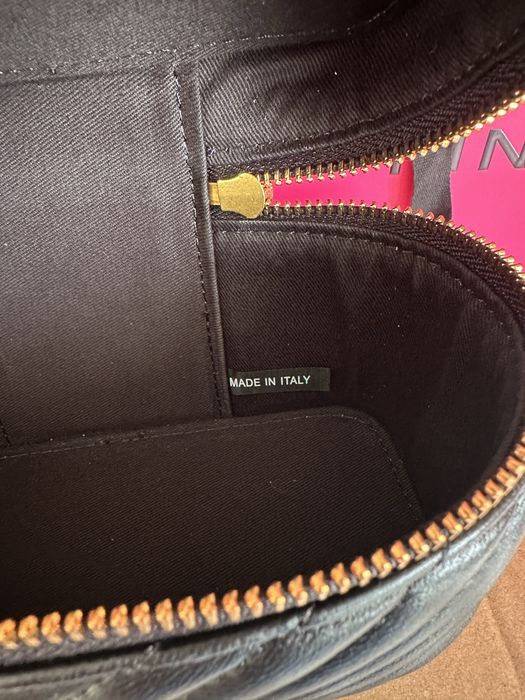 Дамска чанта PINKO Vanity Case в черен цвят