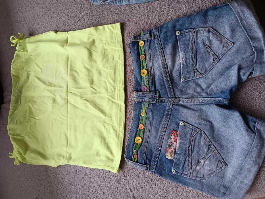 Детски тениски, къси панталони, пола, дънки ,122 ,128, 134, 140 размер