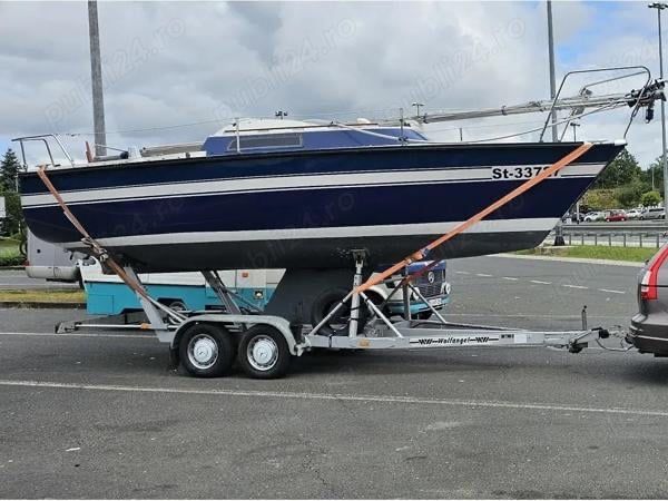 Velier barca Dufour motor Honda+motor electric înmatriculatRO schimb