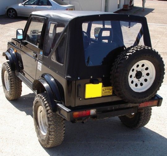 Soft Top Prelata Suzuki SAMURAI culoare NEGRU sau ALB Raptor4x4 Italia