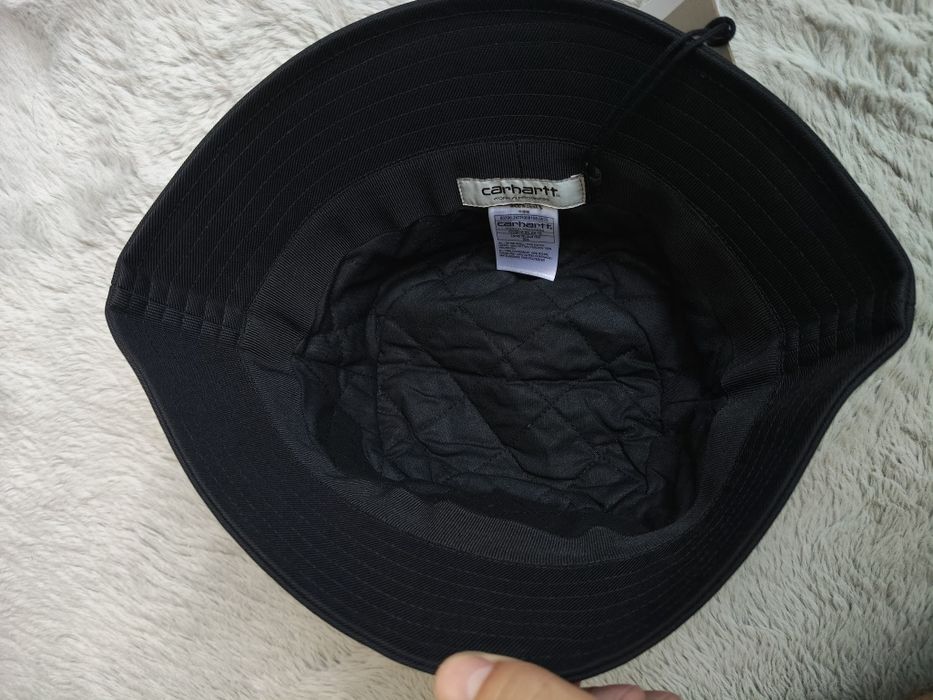 Carhartt Leroy bucket hat unisex culoare negru mărimea S-M noua originala