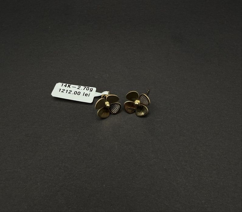 Bijuteria Royal cercei aur 14k 2.70 gr