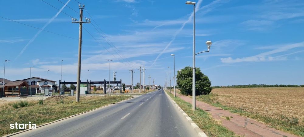 Teren pentru proiect de case in Buftea, cu deschidere la lacul Buciume