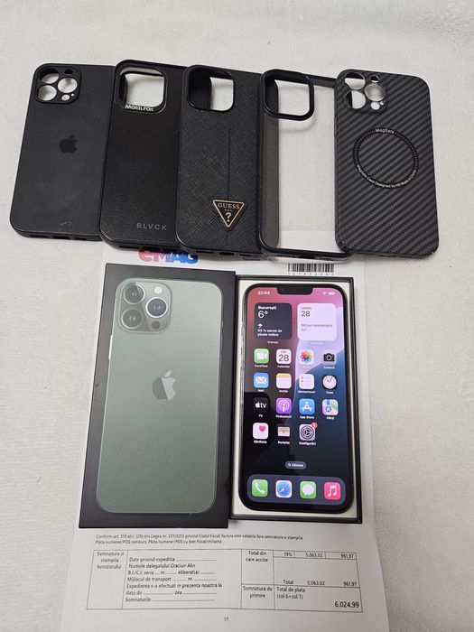 iPhone 13 Pro, Alpine Green, Full box