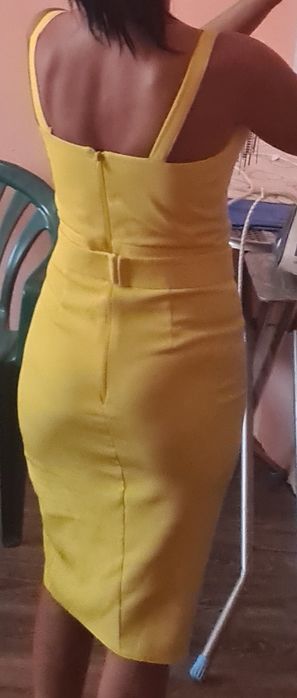 Rochie galbena bby xs/s midi