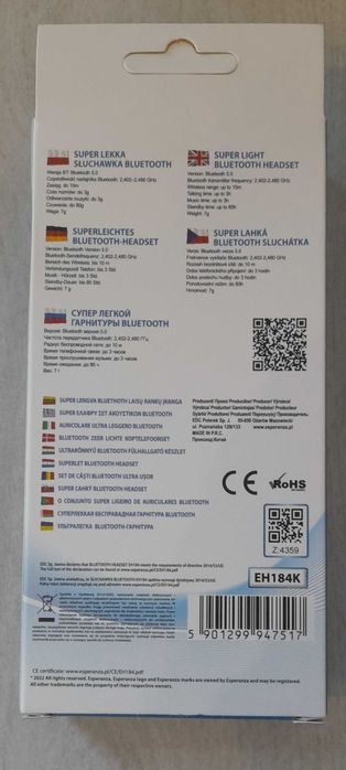 Безжична Bluetooth слушалка