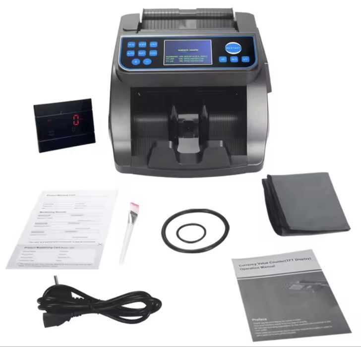 Професионална машина за броене на банкноти с детекция на фалшиви пари