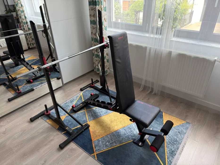 Suport halteră Domyos Rack 100 Decathlon, reglabil