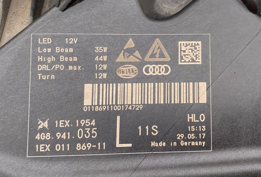 Фарове far Matrix фар за Ауди А7 Audi A7 S7 RS7